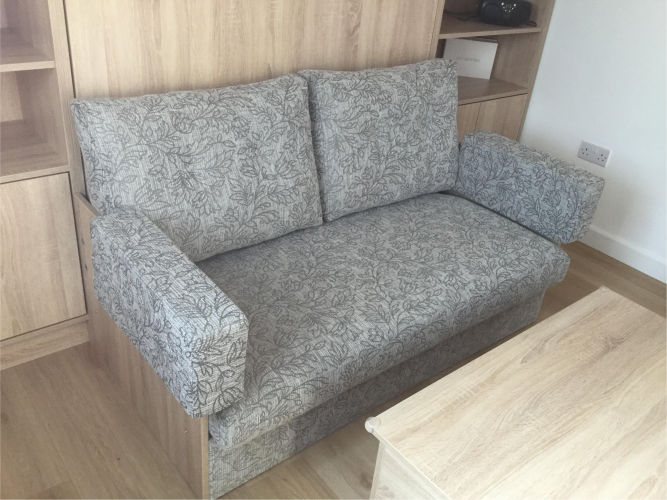 Upholstery Grey Floral